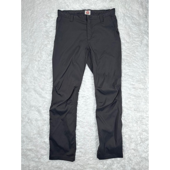 Livsn Flex Canvas Adventure Pants Mens Dark‎ Grey size 34 32L
